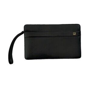Dunhill Second Bag Business Men's Black Leather Clutch 16.5 × 27 × 5 cm